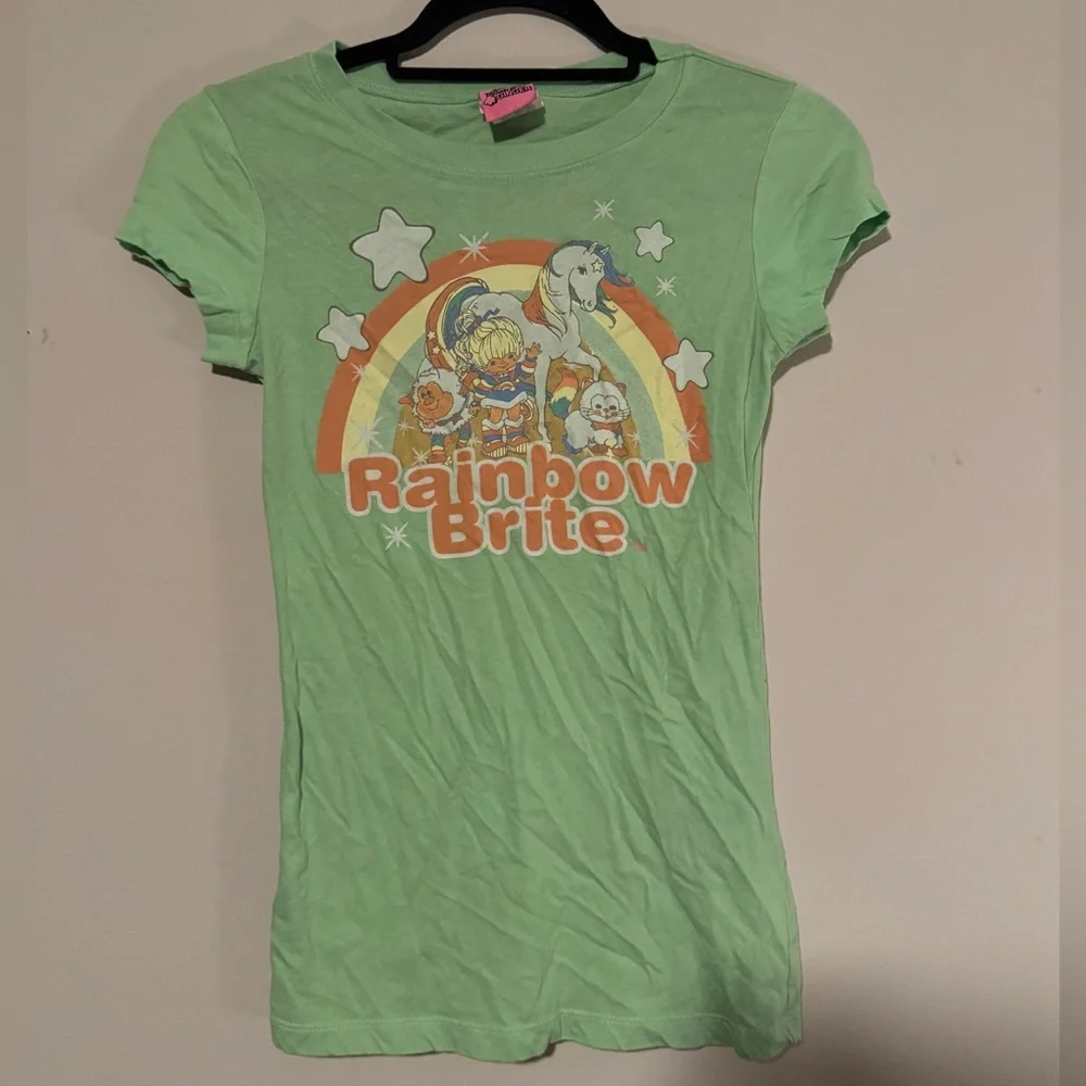 Vintage Y2K Jerry Leigh Rainbow Brite Graphic Tee - 100% Cotton - Picture 2 of 7